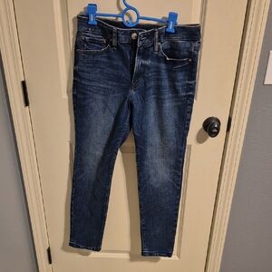 Express Men's Skinny Jeans - Dark Blue